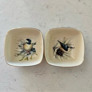 Lenox Cream Bird Accent Dishes